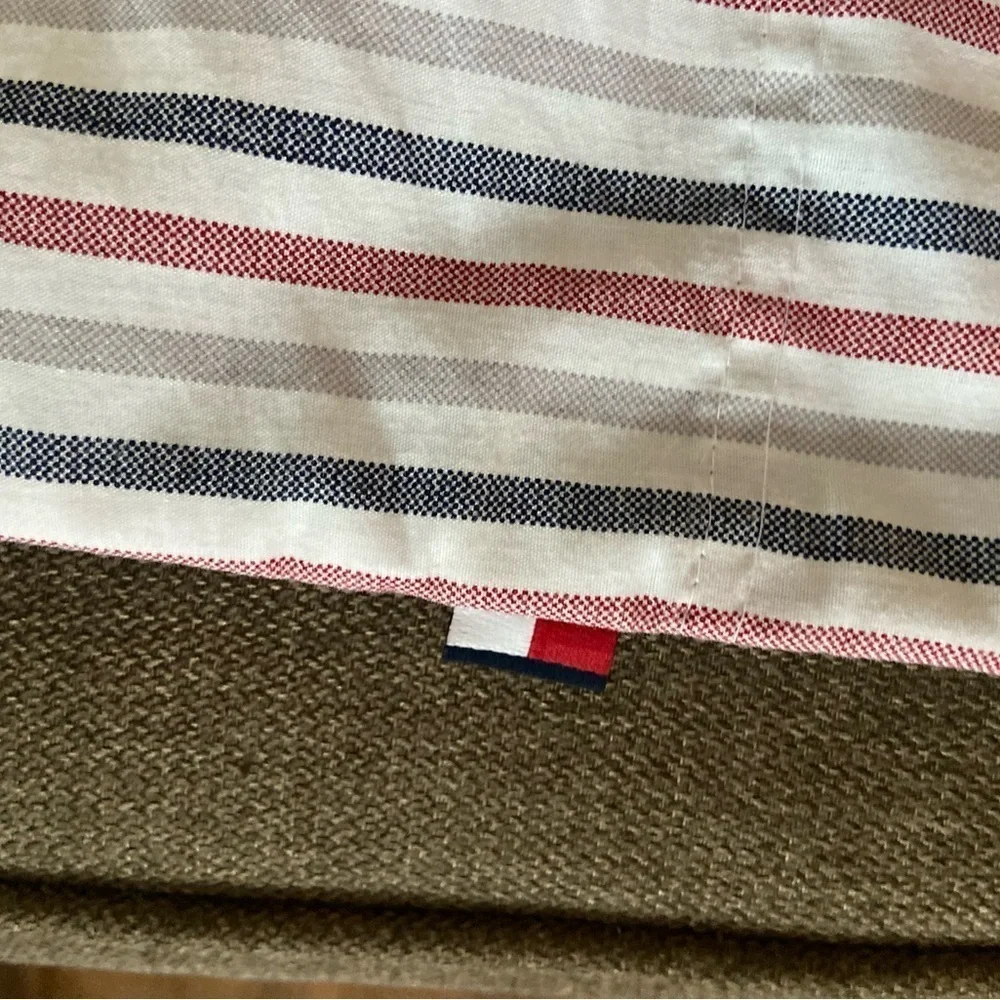 Tommy Hilfiger Set of 2 Standard Pillowcases Multicolored Stripes Cotton Blend